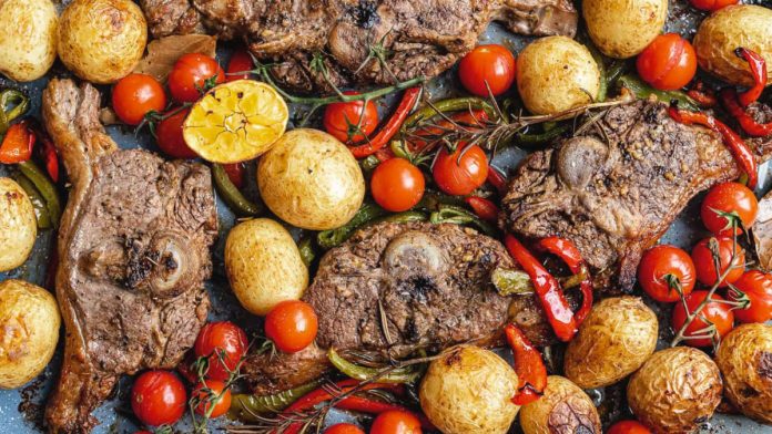 Agnello al forno con patate