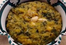 Farinata di cavolo nero e borlotti